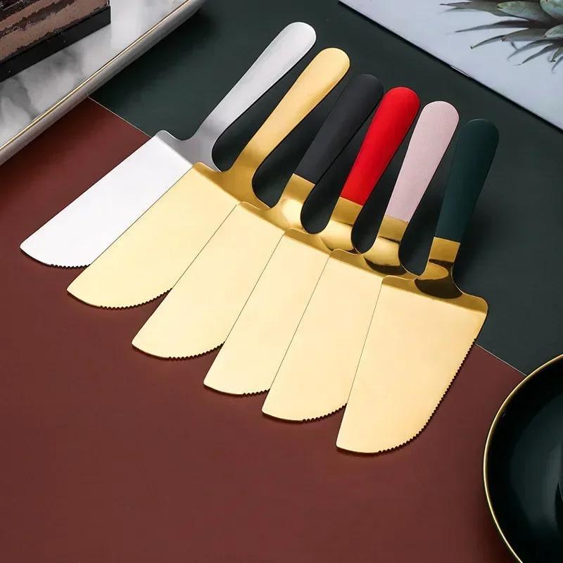 2025 New Kitchen Portable Baking Stainless Steel Cake Shovel Knife Pie Pizza Cheese Server Divider Knives Baking Tools