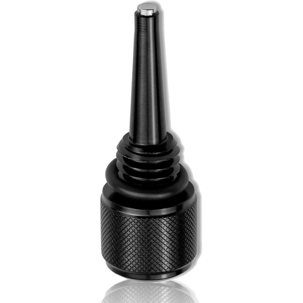 JMCHstore Aluminum Alloy Magnetic Oil Dipstick for Predator 212 Coleman 196cc Mini Bike Ghost 224cc Engine, KT196 Go Kart, BT200X CT200U EX, Baja