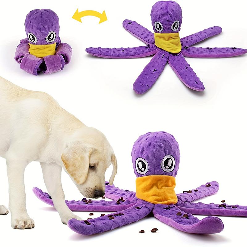 Hot sale Rich toys for dogs octopus dog toys plush toys for dogs help pets eat slowly interactive toys for dog puzzle games