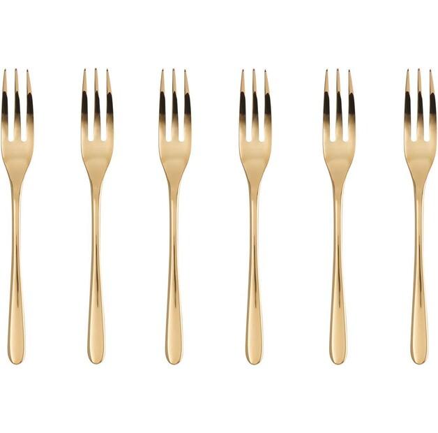 

Набор вилок для торта Sambonet Taste, PVD золото, 6 шт (52553GA5)