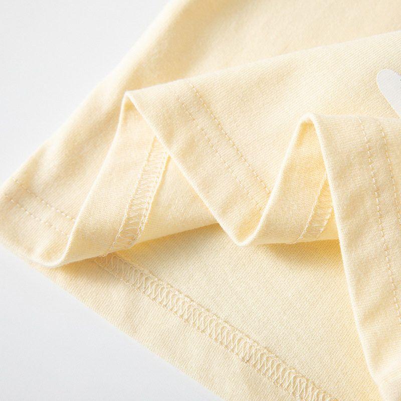 Kids Pure Cotton Bear Long Sleeves T-Shirt Spring and Autumn Boys and Girls round Neck Tops Baby Pullover Raglan Sleeve Clothes