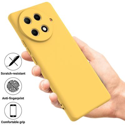 For TECNO Camon 30S Pro 4G/30S 4G Case Liquid Silicone Anti-Scratch Phone Cover with Hand Strap