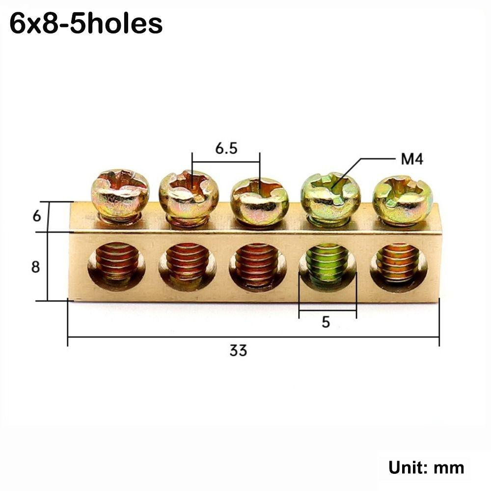 Multi-specification Wire Connector With Hole Screw Terminal Block  Electrical