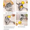 Compact Manual Juicer for Oranges, Pomegranates, and Lemons