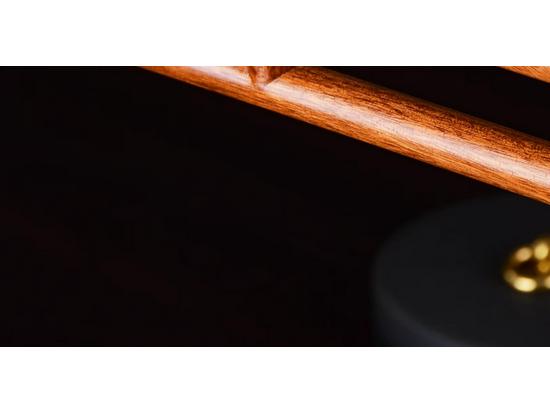 Rosewood Calligraphy Brush and Pen Holder - Solid Wood Rack for Study Treasures