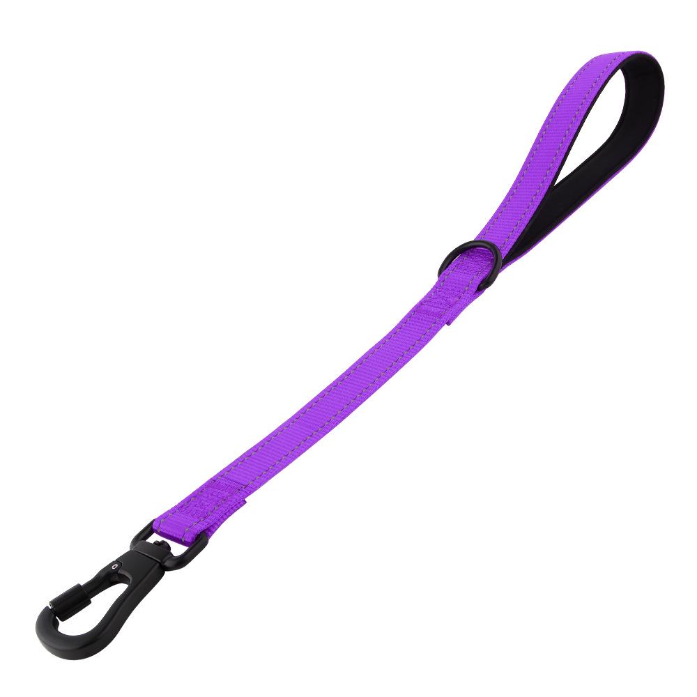 Nylon Short Training Leash for Medium and Large Dogs - Durable Traction Rope