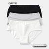 Christies Women's 3-Pack Cotton Seamless Mid-Waist Briefs