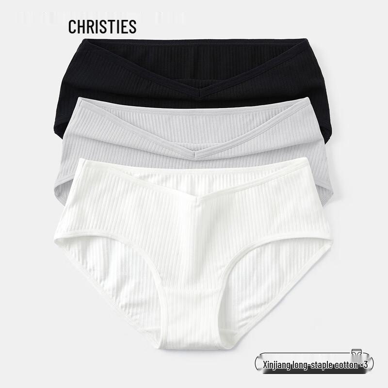 Christies Women's 3-Pack Cotton Seamless Mid-Waist Briefs