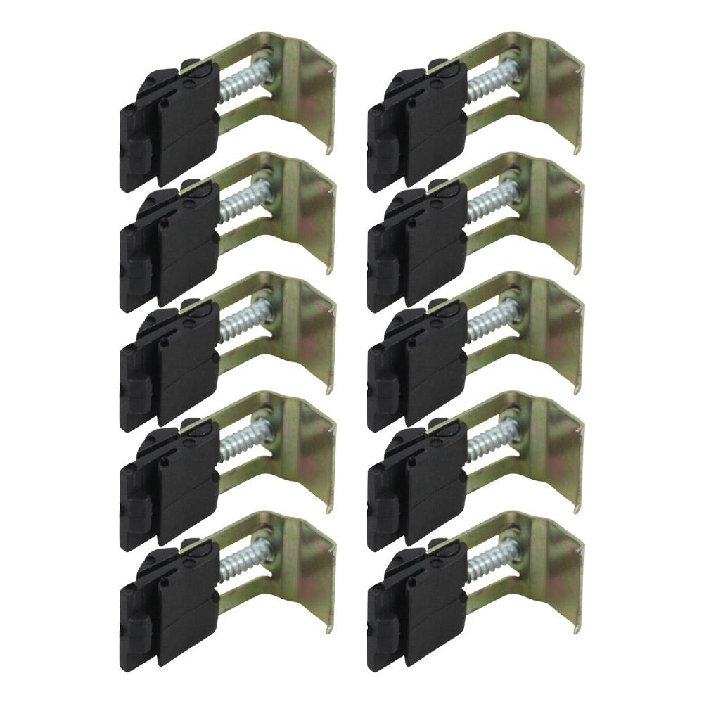 

10 шт. Клипсы для монтажа под столешницу, Монтажные кронштейны, Зажим для установки умывальника, Аксессуары для ремонта, Для кухни, ванной комнаты, душа