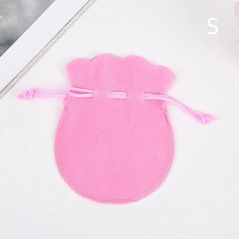 Gourd-Shaped Velvet Gifts Bags Colorful Drawstring Jewelry Bags Storage Pouches For Wedding Christmas Party Gifts Packaging Bags