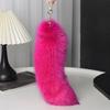 Cosplay Coda di Volpe in Capelli Sintetici Portachiavi alla Moda con Ciondolo a Coda di Volpe Portachiavi Accessorio per Auto e Borsa
