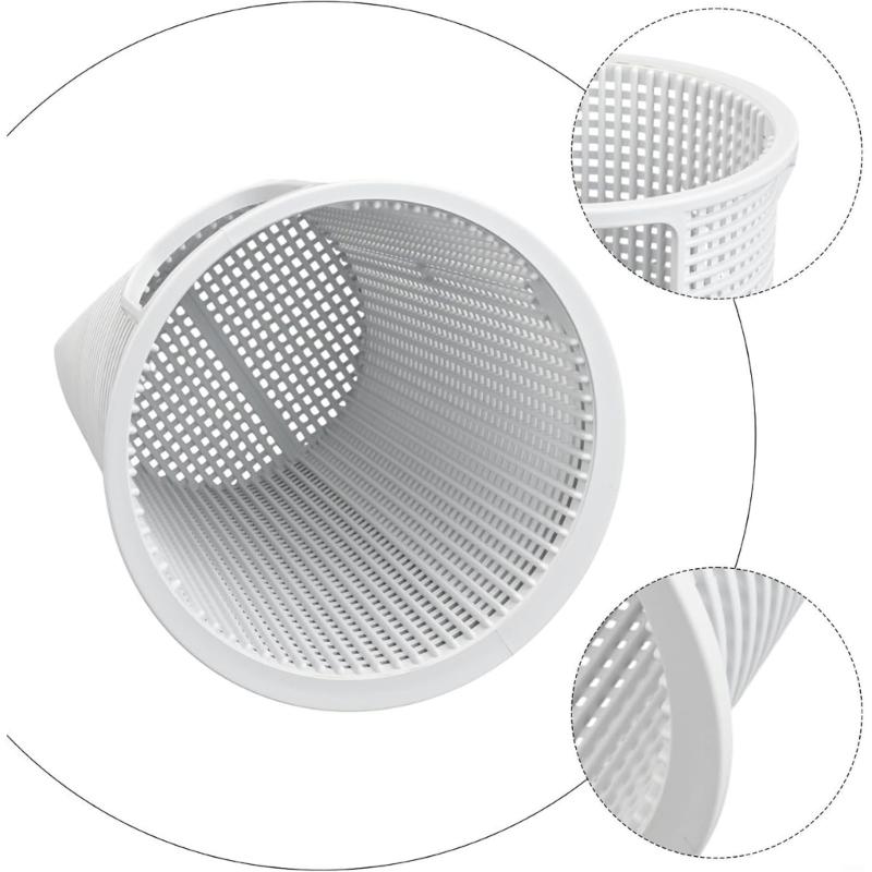 Pool Pump Basket Replacement Weatherproof Design Efficient Debris Collection Plastic Texture for Filtrations Systems