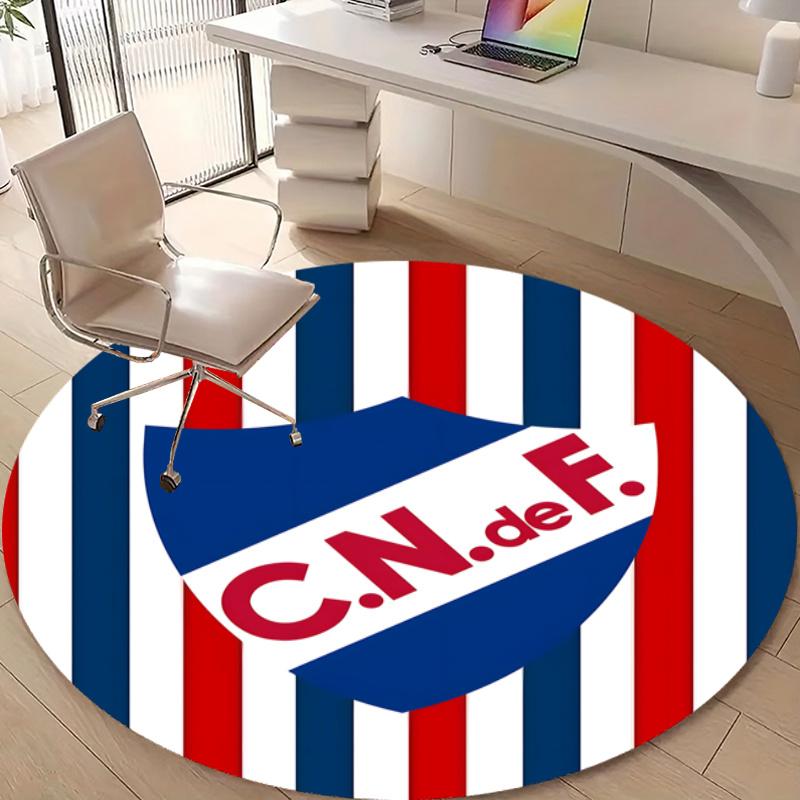 Personalized Club Nacional de Football Round Chair Office Rug - Perfect for Mat, Office Chair & More - Ideal Gift for Birthdays and Holidays
