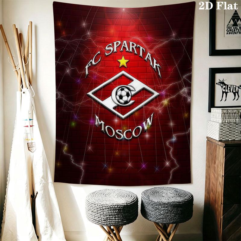 Spartak Moscow Dream Wall Hanging Printed Fabric Blanket Decorative Tapestries for Bedroom Living Room Home Decor