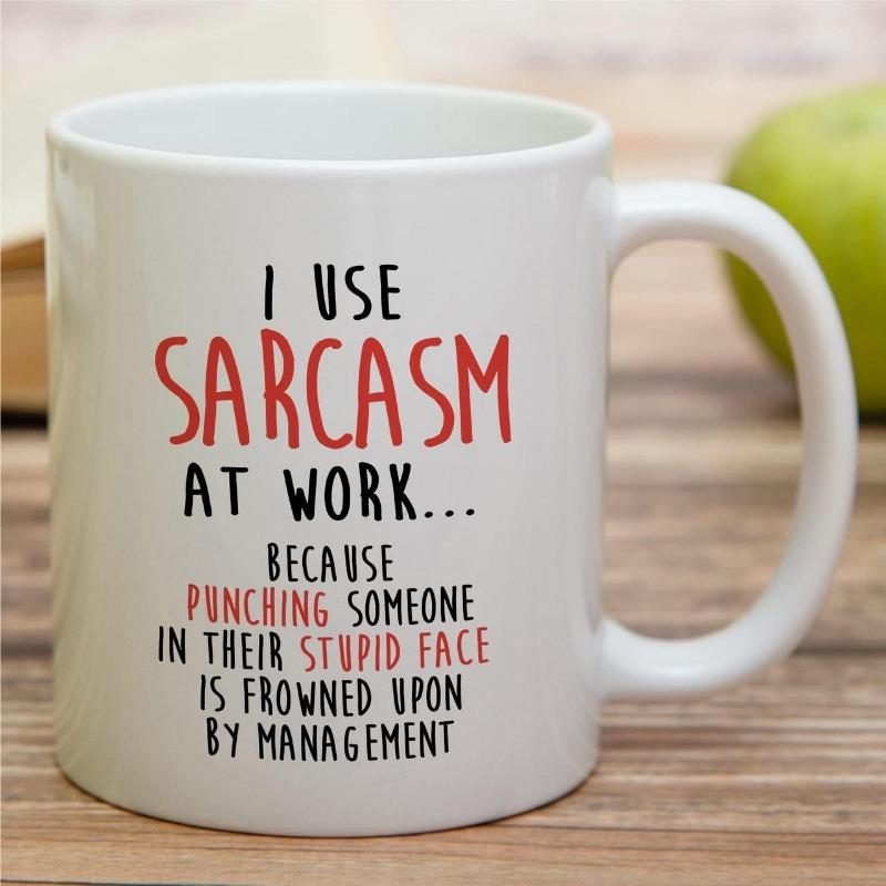 Unusual Mugs Coffee Cups Sarcasm Themed Ceramic Coffee Mug Tea Cup Personalized Gift Drinkware Original Breakfast Cups Christmas About 330ml
