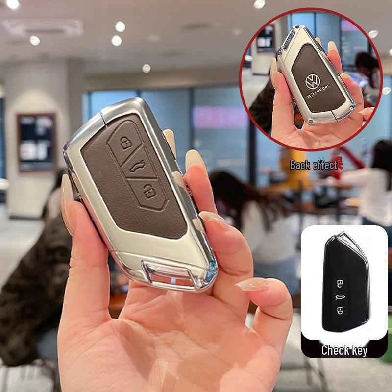 Compatible Key Case for Volkswagen Golf 8, ID4, Lingdu, Lanxun, ID3, Tiguan L, Passat Pro, and Touareg.