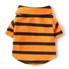 Striped Polo Collar Shirt for Cats and Dogs (Spring/Fall) - Fits Breeds like Teddy, Bichon, Pomeranian