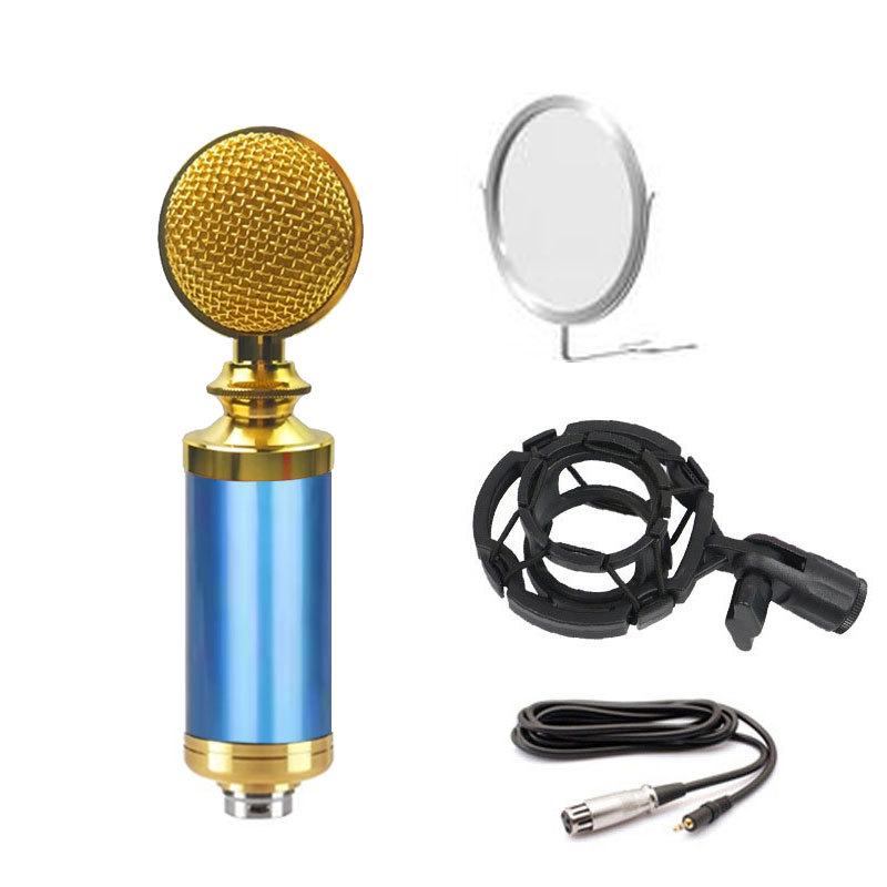 Super Loud Color BM-5000 Condenser Microphone for Streaming, Mobile, PC, Live Broadcasts, and Singing.