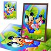 Full Round Diamond Painting Mickey Mouse Under The Lotus Leaf Art Rhinestone Picture Mosaic DIY 5D Cross Stitch Embroidery Home Decoration