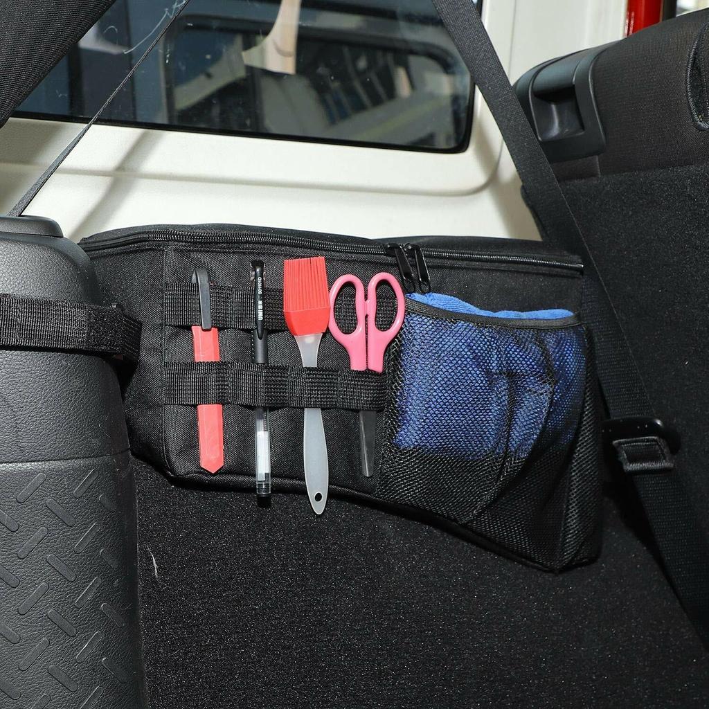 2x Storage Bag with Multi-Pockets Organizer For Jeep Wrangler JK 4Door 2007-2017