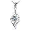 Live Broadcast Angel Wings Pendant: Pt950 White Gold Plated Women's Clavicle Chain - Fashionable Gift for Girlfriend.