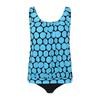 Women's Fashion Sexy Printed Racerback Vest Split Size Swimsuit
