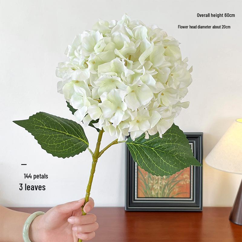 3D Printed Lisa Hydrangea Artificial Flowers, 144 Pieces for Floral Arrangements, Weddings, DIY Decorations, or Simulation Displays.