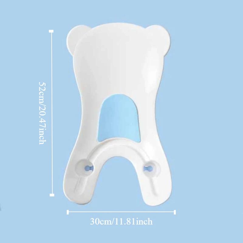 Bear Shape Baby Ass Washing Basin Shower Cradle Baby Care Supplies Cute Bear Baby Bath Tub PP Lie Down Bath Accessories Baby