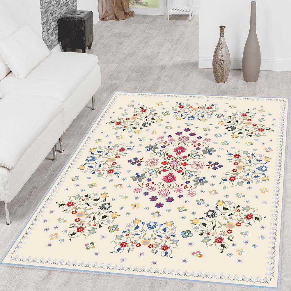 

Eliana Home Моющийся ковер с принтом LNA1599 50x80 бежевый