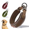Personalisierbares Hundehalsband Netz atmungsaktiv Hundehalsbänder Reflektierend Haustierhalskette Langlebig für Kleine Mittlere Große Hunde Kostenlose Gravur