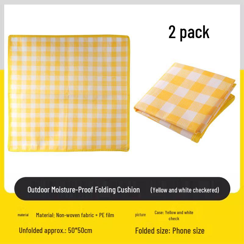Portable Waterproof Folding Seat Cushion: Outdoor Camping & Picnic Mat for Festivals and Outings