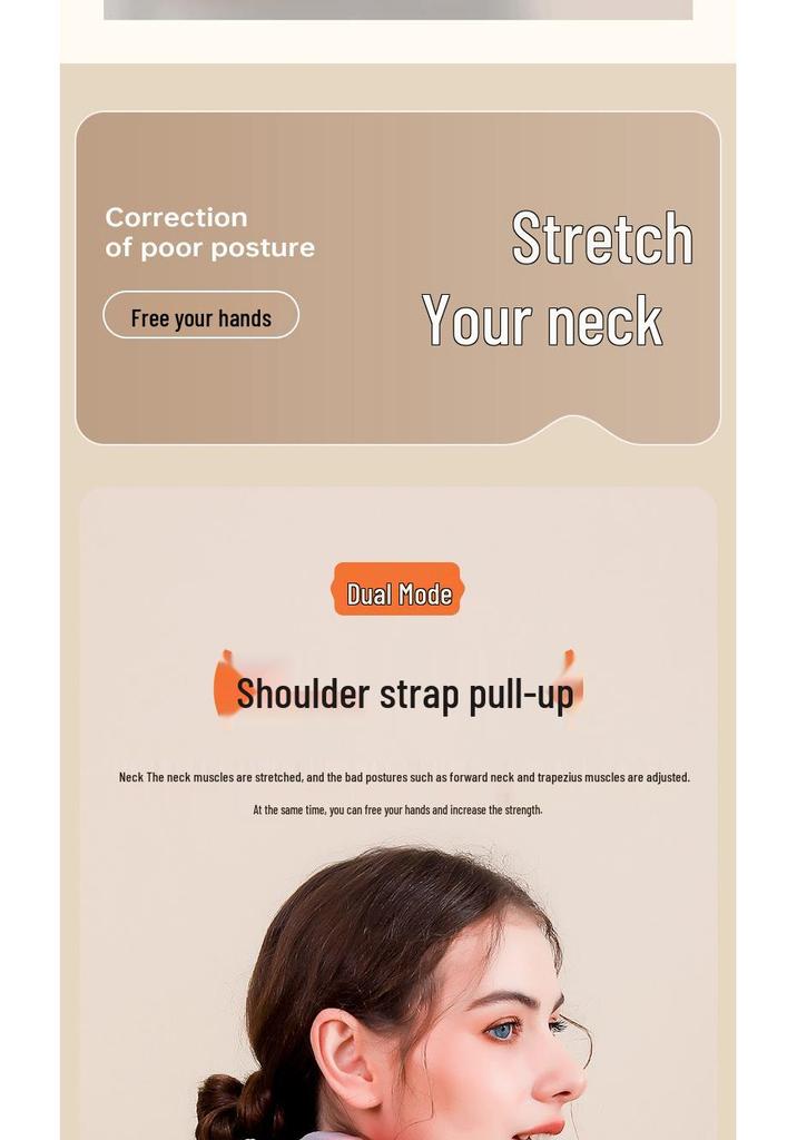 Rechargeable Trapezius & Cervical Neck Massager with Kneading & Heat Therapy