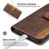 Compatible with Infinix Hot 50/Note 40: Zero10 Flip Leather Case with Card Slot and Stand.