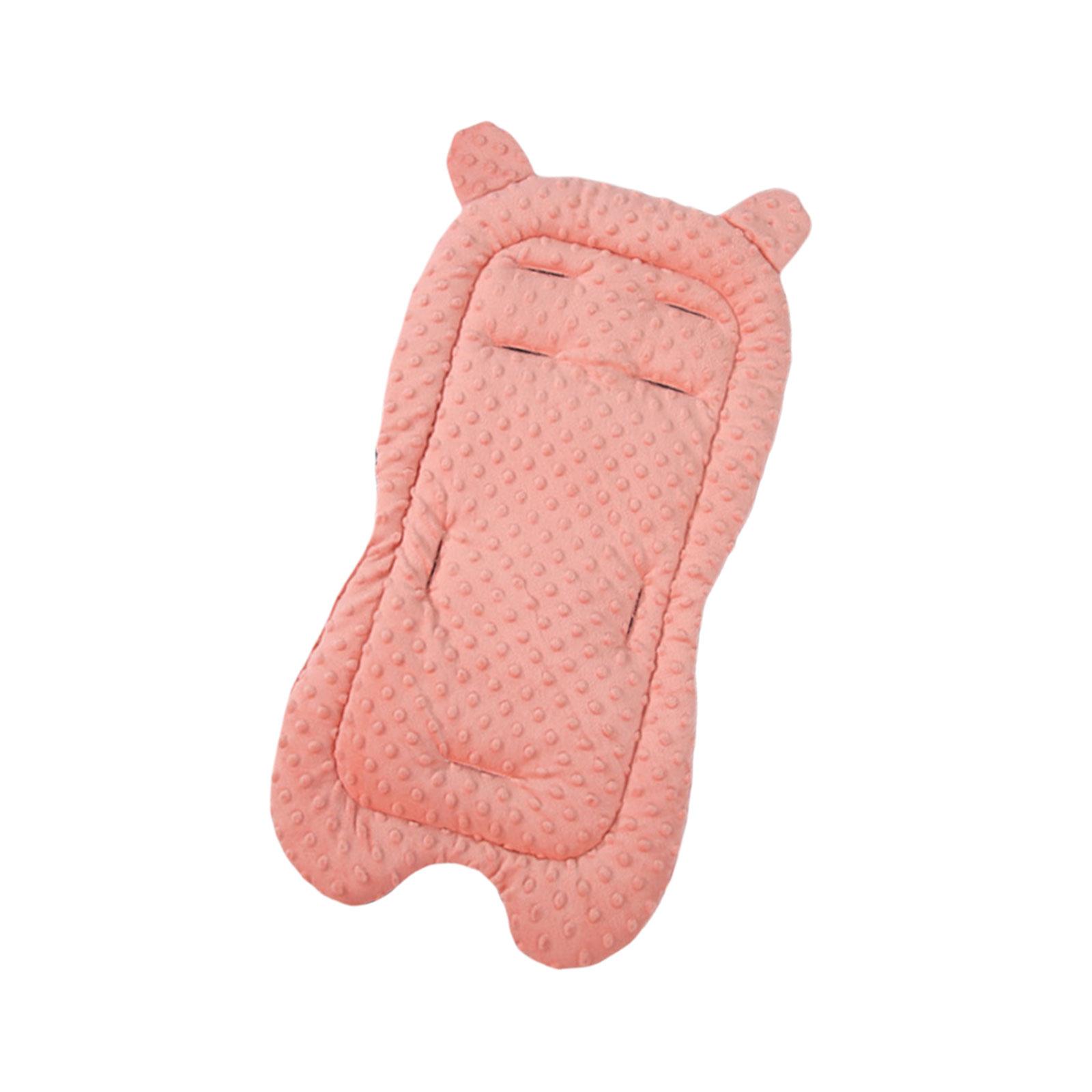 

Подушка для детского автокресла, мягкая подголовник, подушки для поддержки головы и шеи новорожденных, подушка с точечным узором для колясок и детских колясок розовый