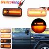 For Mercedes-Benz G-Class W463 W461 G500 G550 G55 G63 G65 1986-2001 2002 Dynamic Ambe LED Side Marker Turn Signal Light 2 Pieces