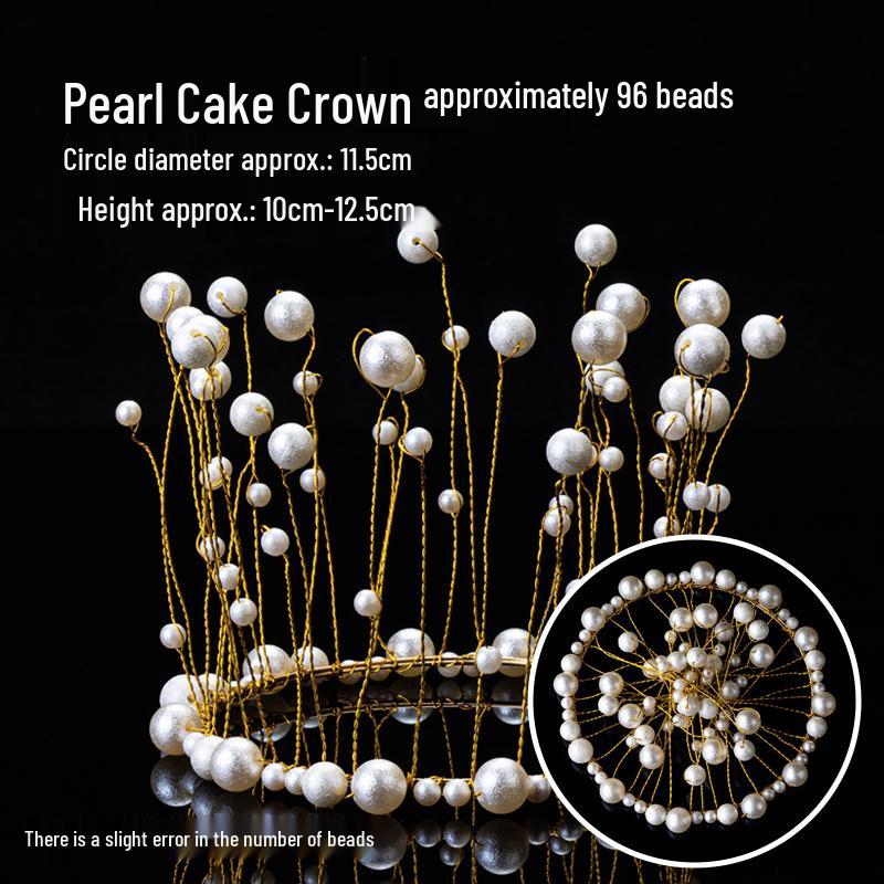 Coroană de Prințesă pentru Zi de Naștere cu Aripi de Pene, Perle și Cristale – Mini Accesorii pentru Copii