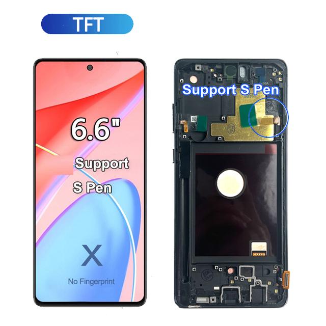 Display AMOLED Per Samsung Galaxy Note10 Lite Display LCD Touch Screen Digitizer Per Samsung Note 10 Lite SM-N770F Display LCD