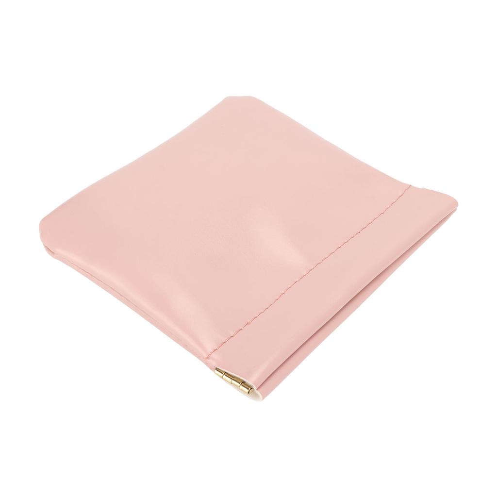 Lipstick Bag PU Leather Waterproof Automatic Closure Portable Cosmetic Bag for Travel Outing