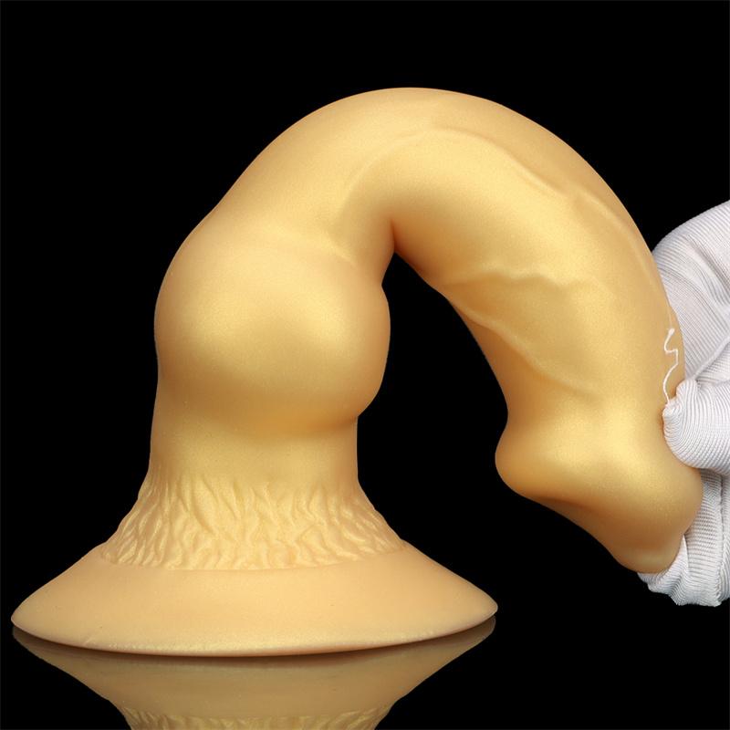 Dog Dick Dildo Extra Large Alien Super Soft Animal Dildo Ženská masturbační lisovací tyč