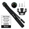 WEST BIKING Bike Inflated Pump High Pressure 160PSI Aluminum Bicycle Air Pump Presta Schrader Valve Bike Tire Pump With Hose