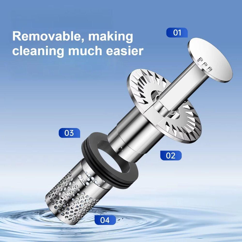 Detachable Design Drain Filter 304 Stainless Steel Hair Catcher New Model Floor Drain  Shower Sink