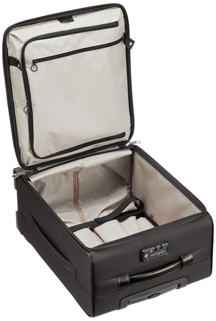 Proteca Solier 3TR Handgepäckkoffer, Nein. 12872, 31L, 45cm, 2.6kg, Schwarz