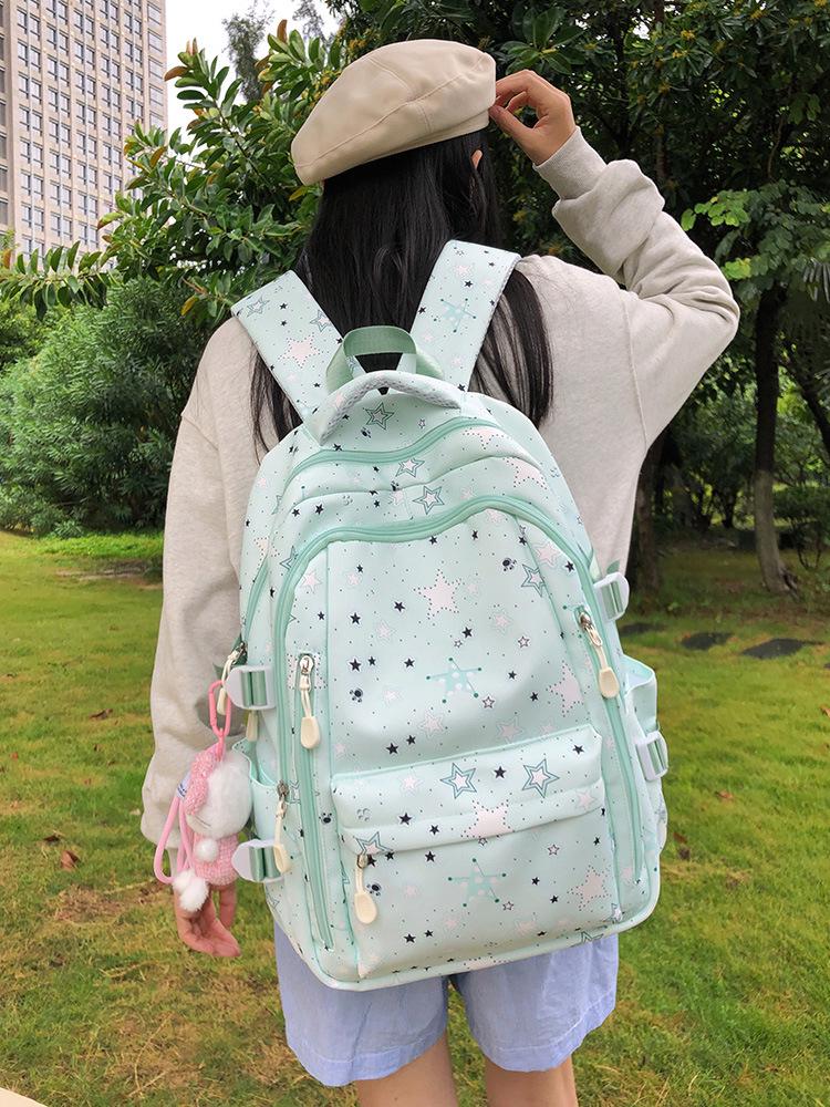 Korean-Style Backpack for Middle School Girls – Stylish Travel, Handbag & Shoulder Bag