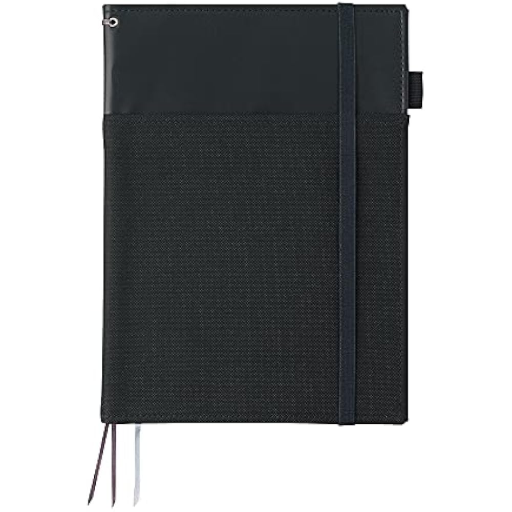 KOKUYO (KOKUYO) Notebook Cover Systemic Ring Notebook Compatible, B5, Leather Tone, Black, 40 She...