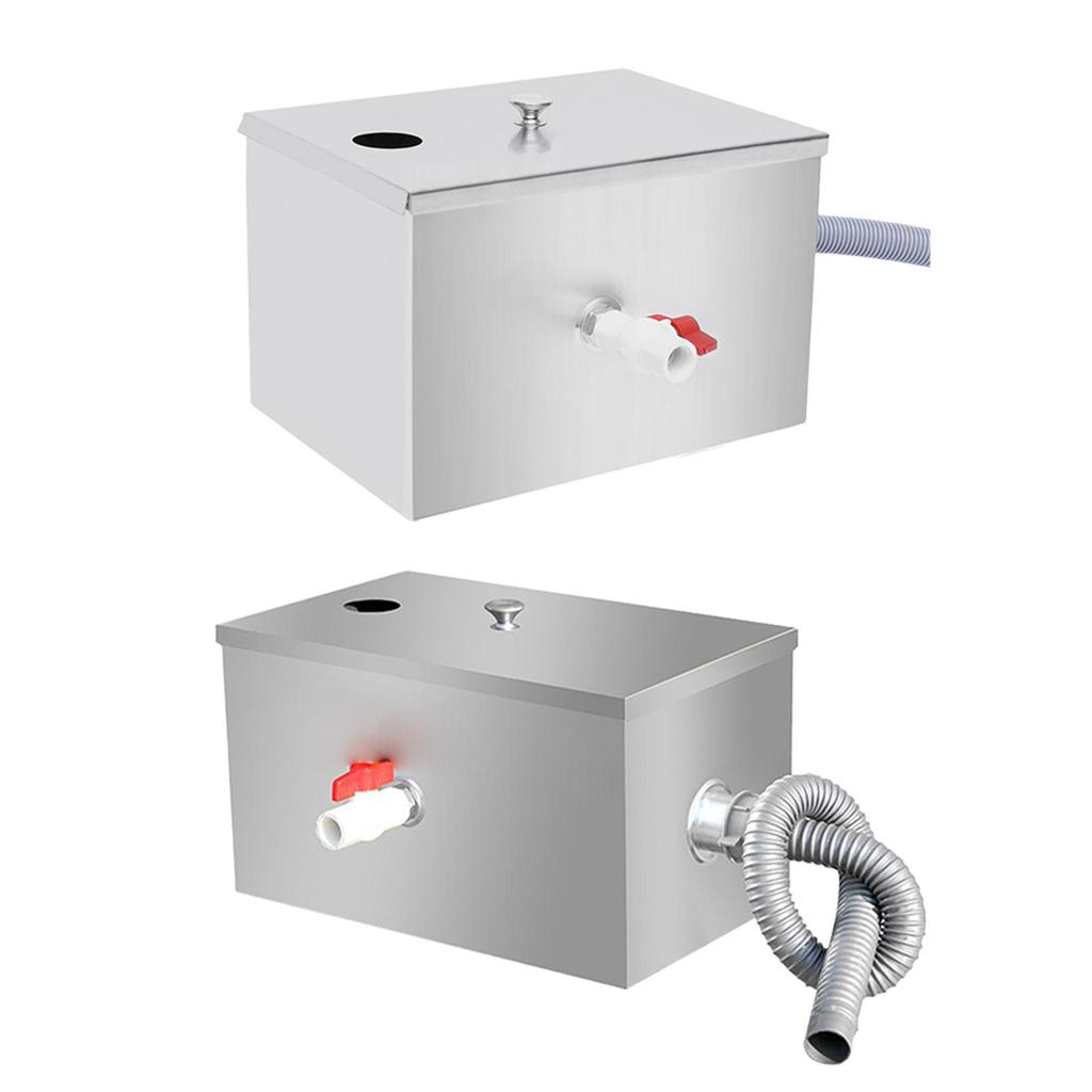 Stainless Steel Grease Trap for Under Sink Waste Water Filtration