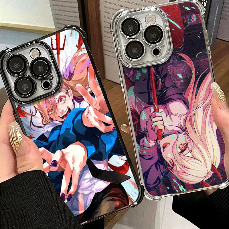Anime Character Power CSM Soft Phone Case For Xiaomi Poco X7 X8 Pro Max X6 X5 X3 F8 Ultra F7 M8 M7 M5S Redmi 15C 15A 15 14C 13C