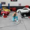 1:64er Maßstab Fotograf Figur Realistische Posen Modellauto Szene Hochdetaillierte Miniatur