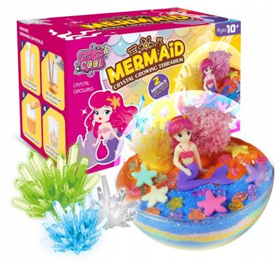 LED Crystal Growing Creative Educational Kit Aquarium Mermaid Chemist