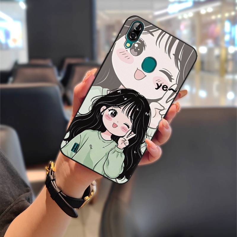 Soft case Anti-dust Phone Case For Blackview A60 Pro Protective Couple TPU Graffiti Back Cover Cute Fashion Design