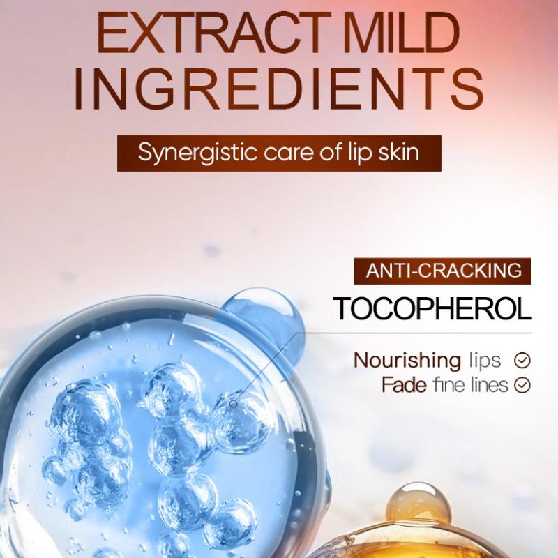 Eis Amerikanischer Koffein Nährender Lippenstift SADOER Anti-Trockenheitsriss Feuchtigkeitsspendender Lippenstift